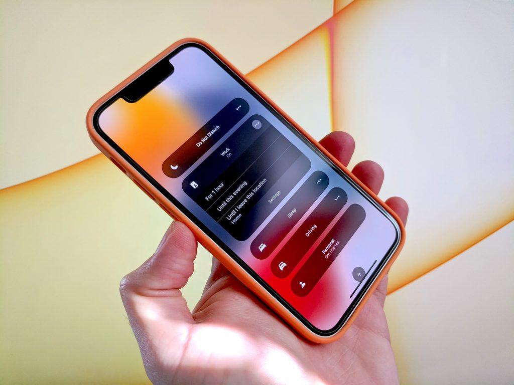 Focus mode on iPhone to limit distractions